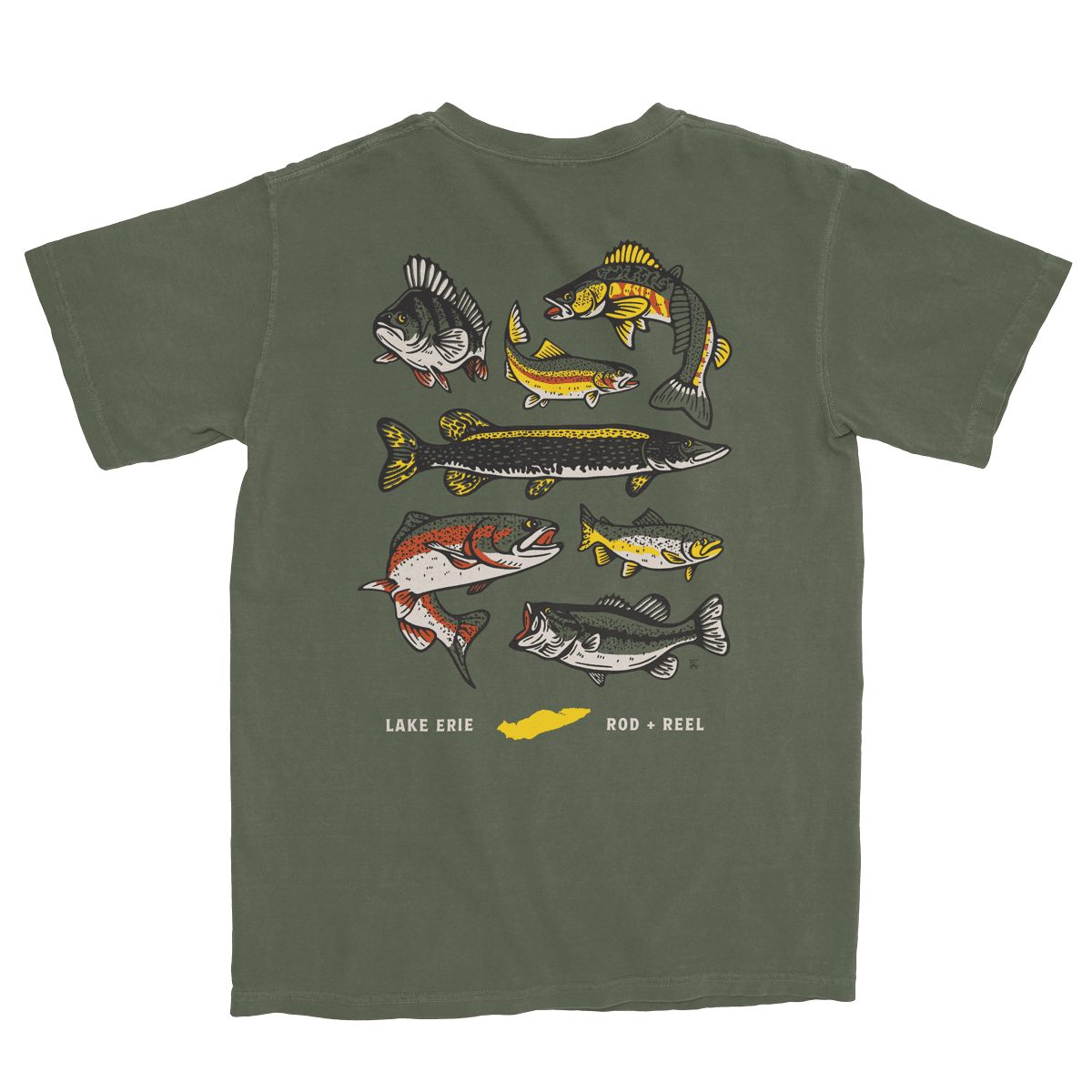 erie fishing reel Lake Erie Rod + Reel Tee