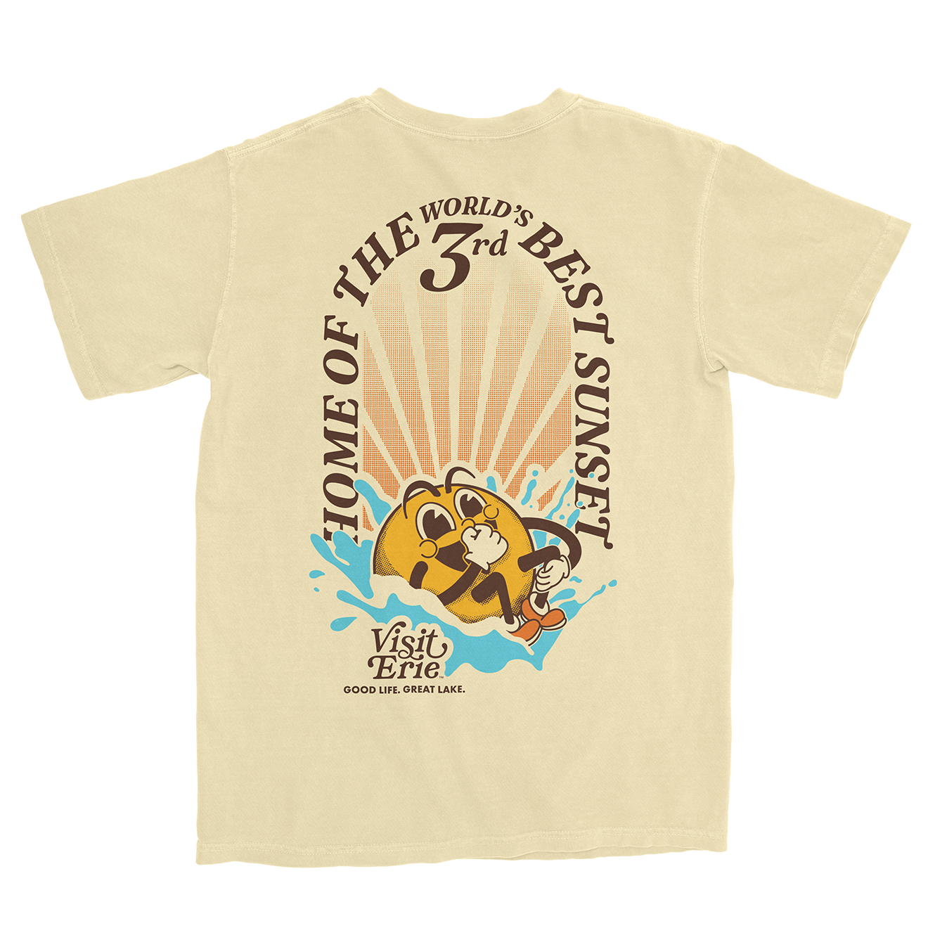 World's 3rd Best Sunsets Cannonball Tee – Erie Apparel
