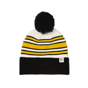 Pittsburgh Team Stripe Pom Beanie