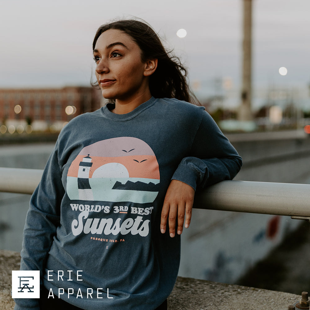 World's 3rd Best Sunsets Long Sleeve Tee