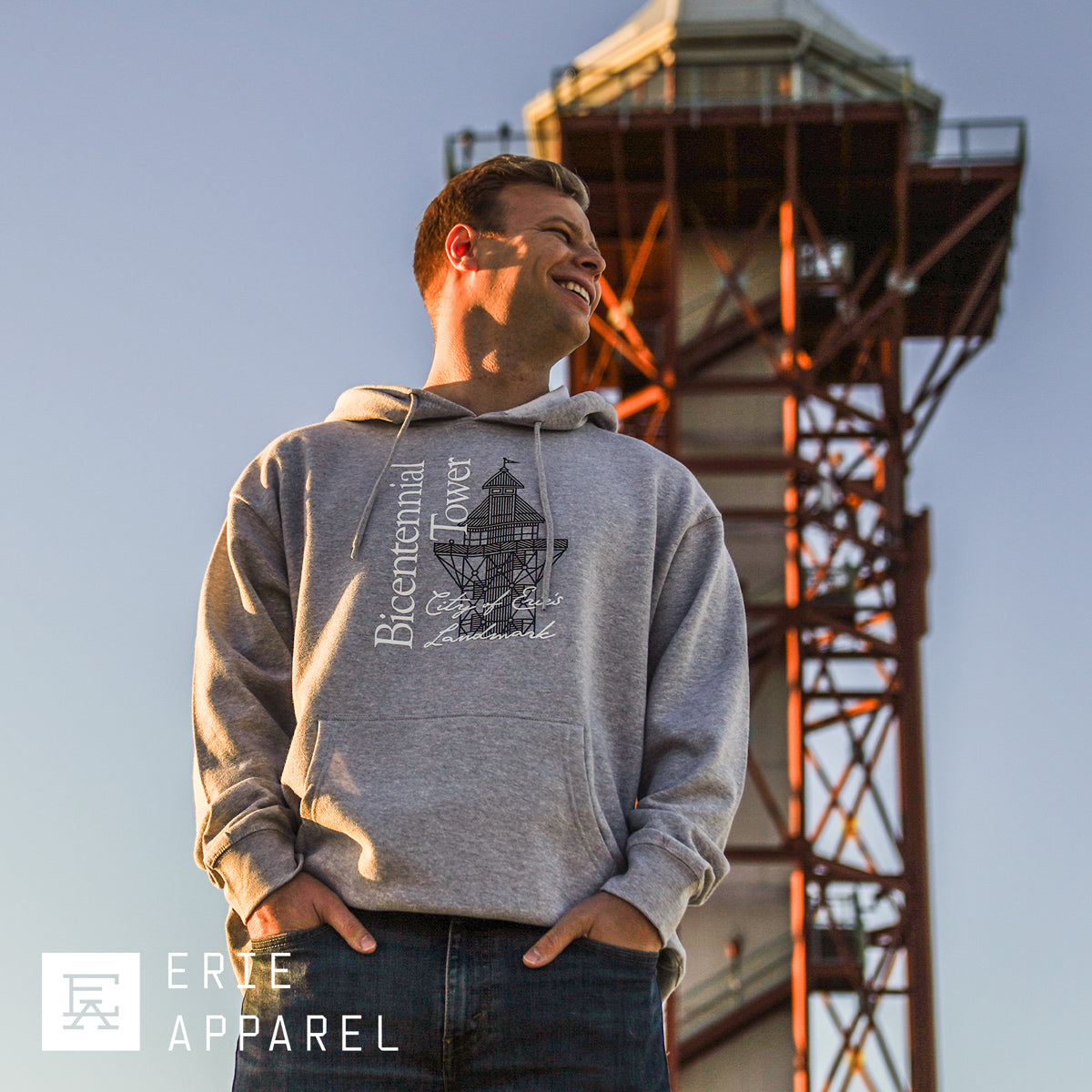 Bicentennial Tower Lightweight Hoodie