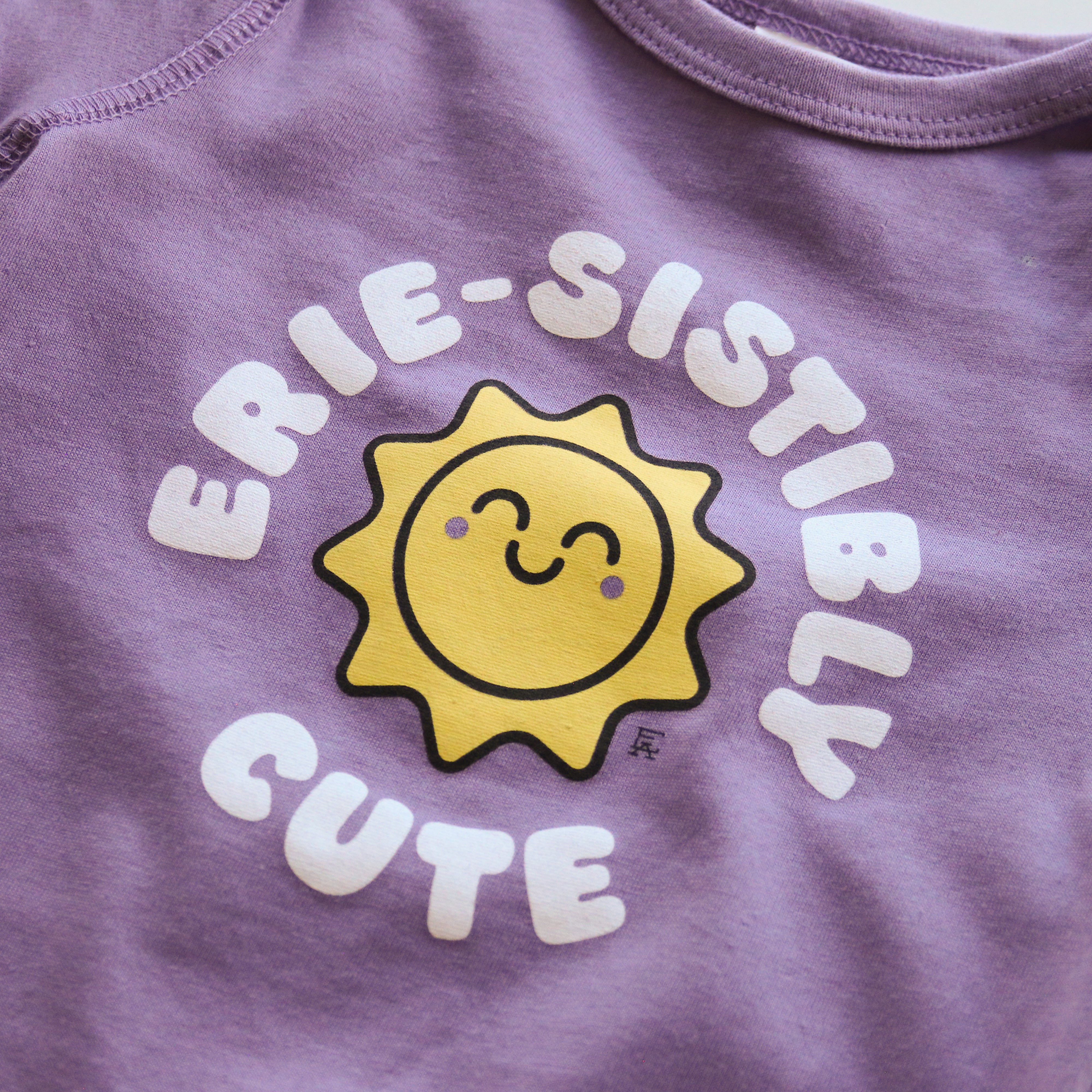 Erie-sistibly Cute Onesie - Lavender