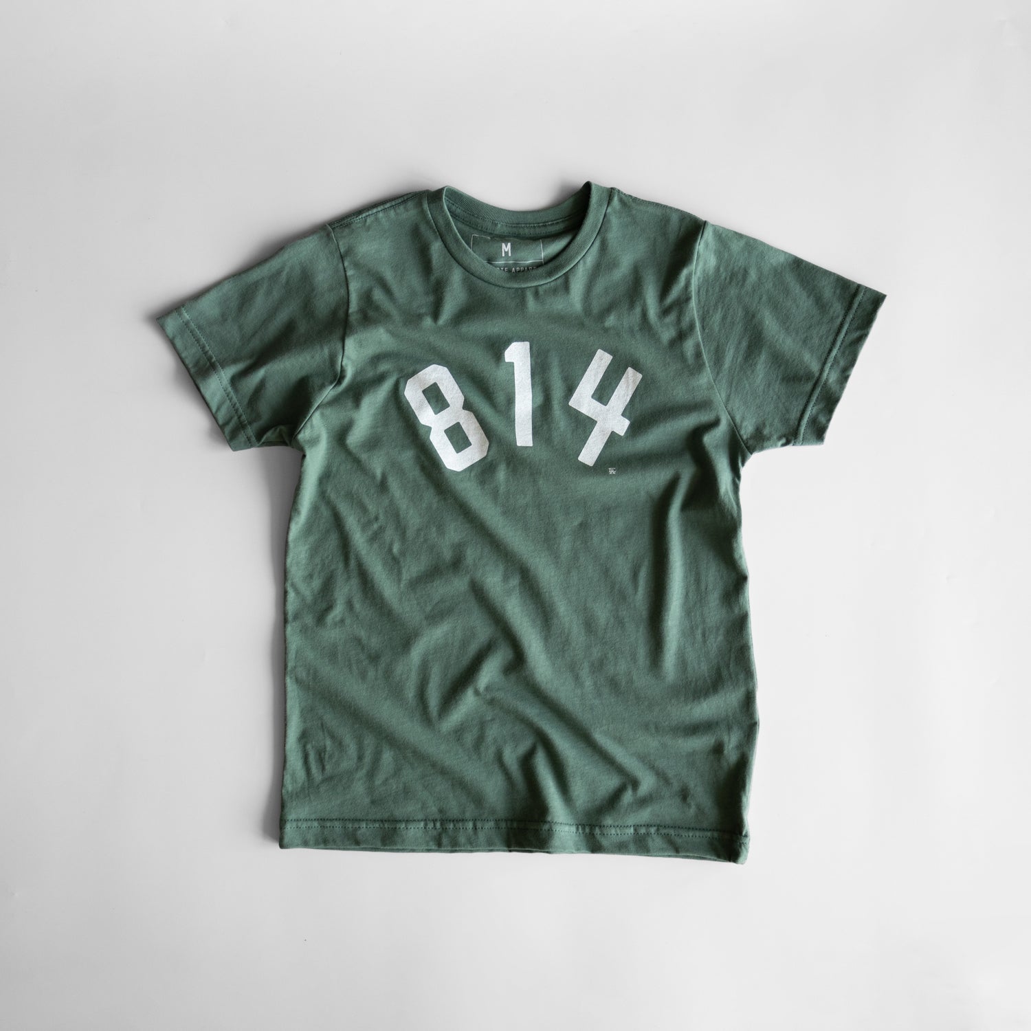 814 Youth Tee - Basil