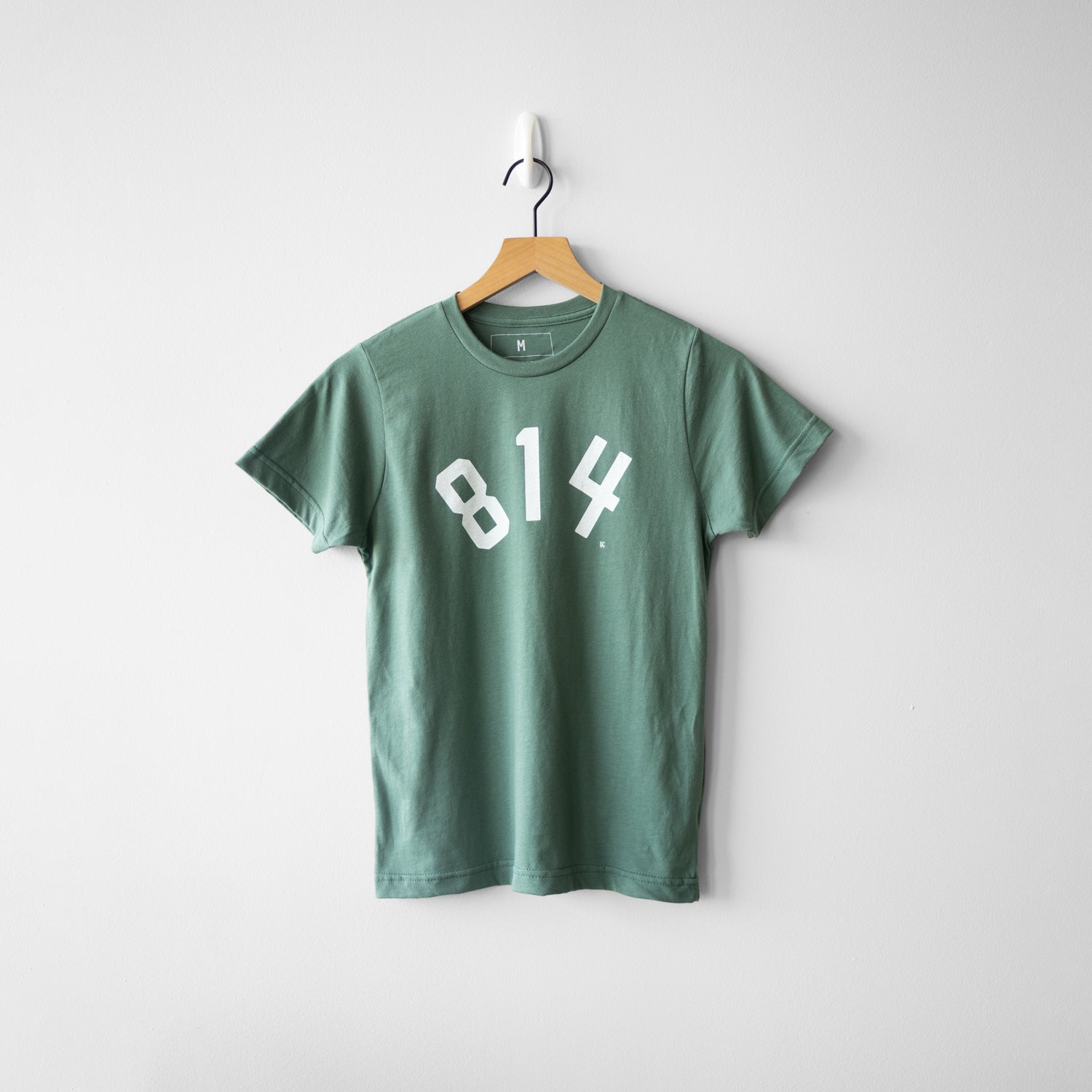 814 Youth Tee - Basil