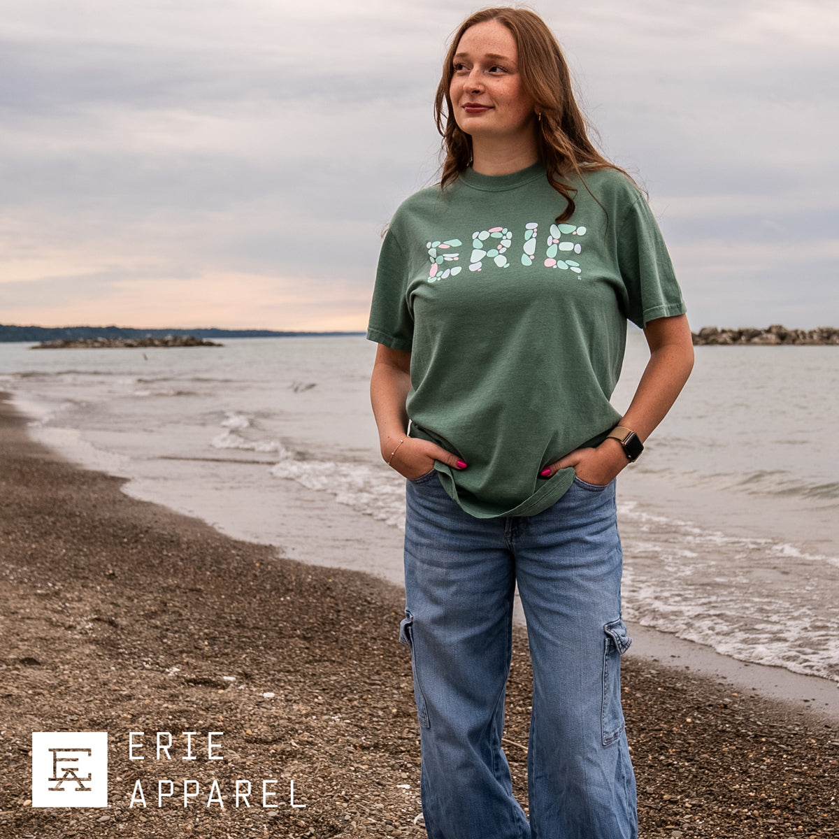 Erie Beach Glass Tee