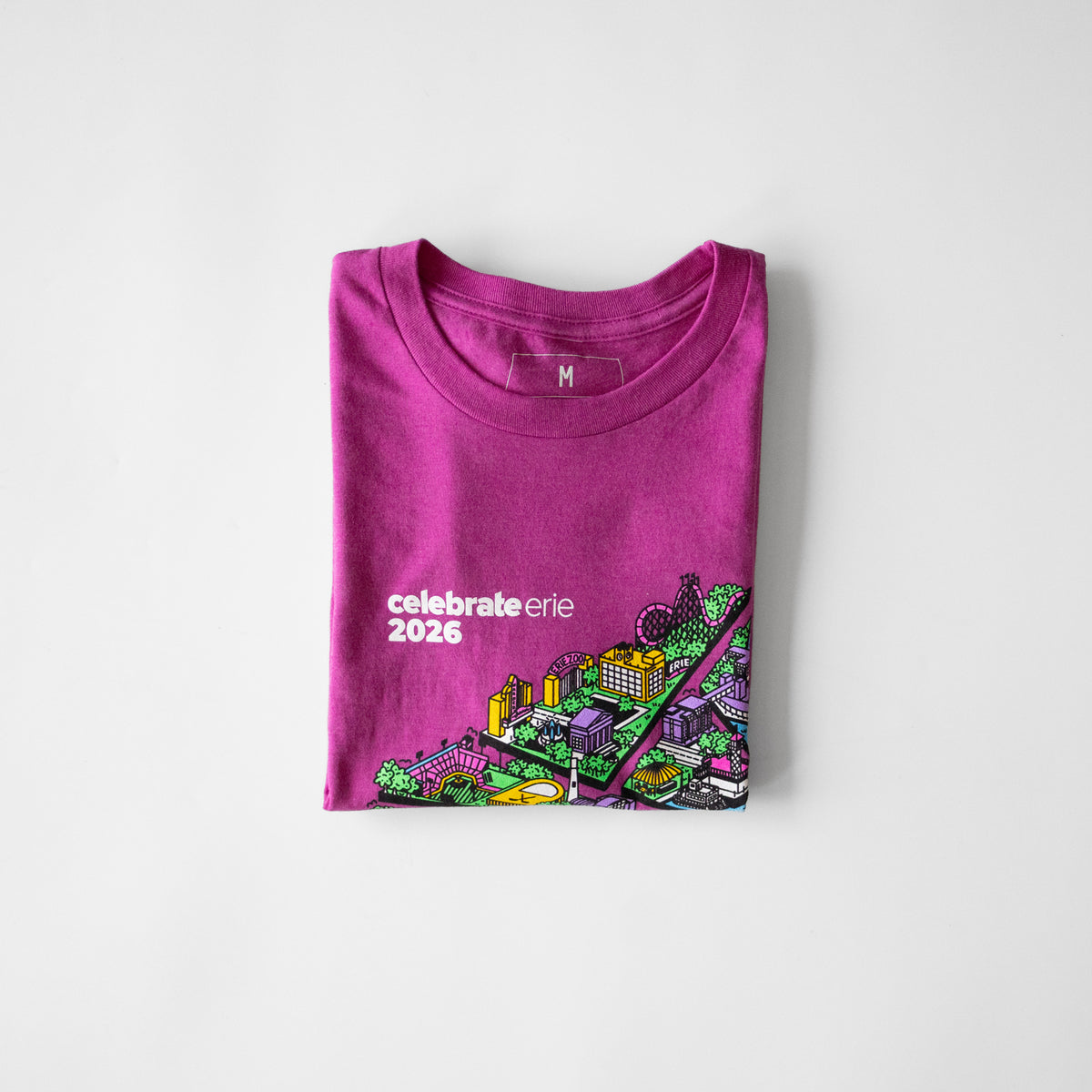 CelebrateErie 2026 Event Tee - Heather Magenta
