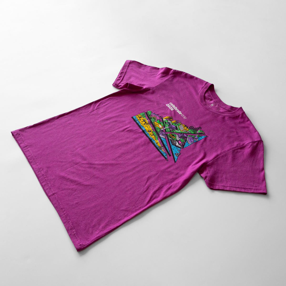 CelebrateErie 2026 Event Tee - Heather Magenta