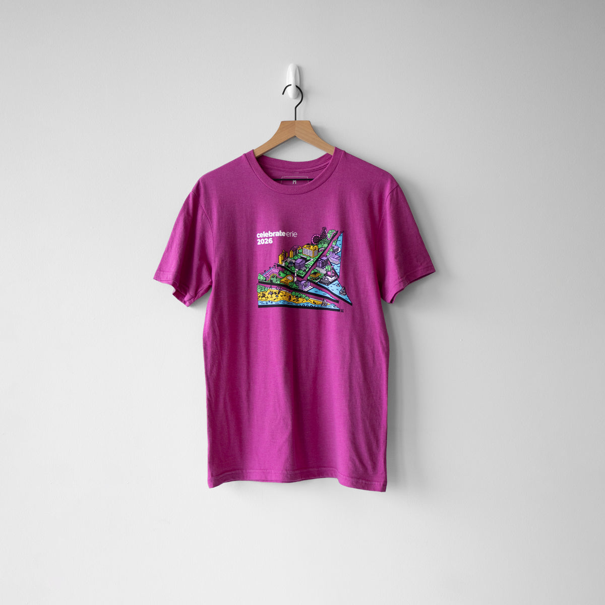 CelebrateErie 2026 Event Tee - Heather Magenta