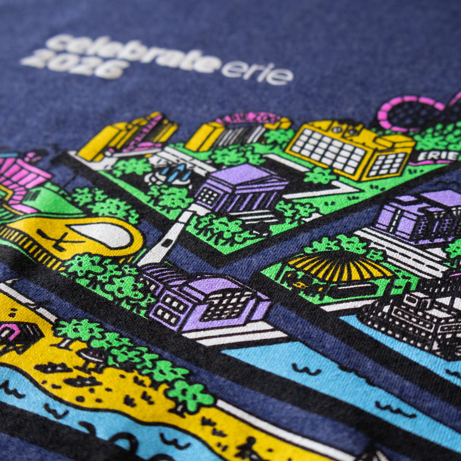 CelebrateErie 2026 Event Tee - Heather Indigo