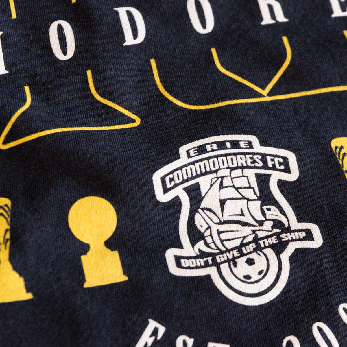 Erie Commodores Trophies Tee