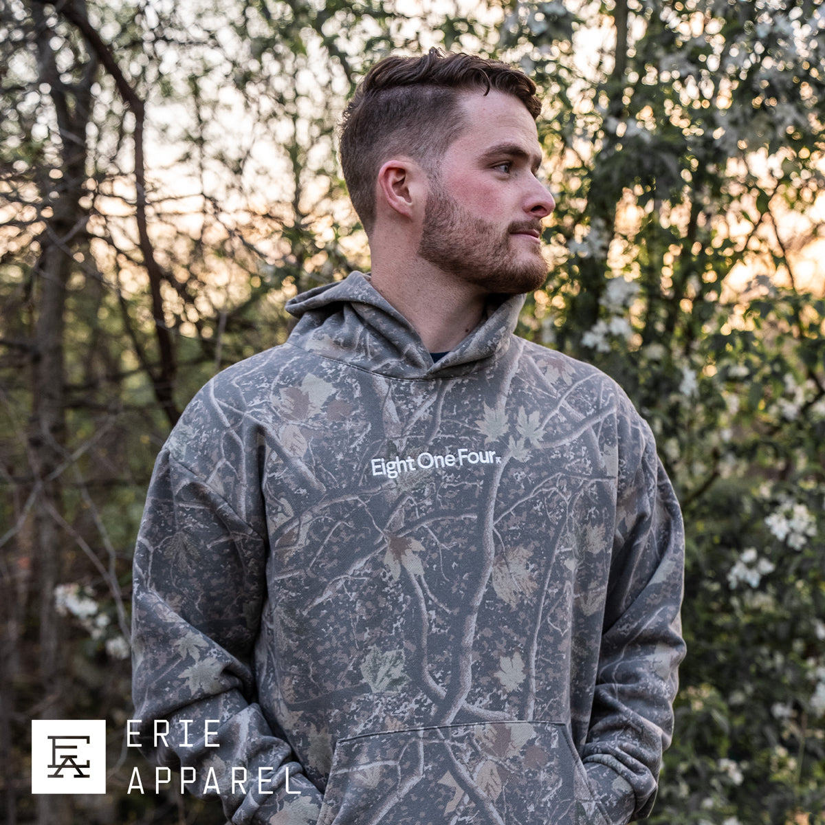 Eight One Four Camo Hoodie