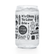 Erie Collage Pint Glass