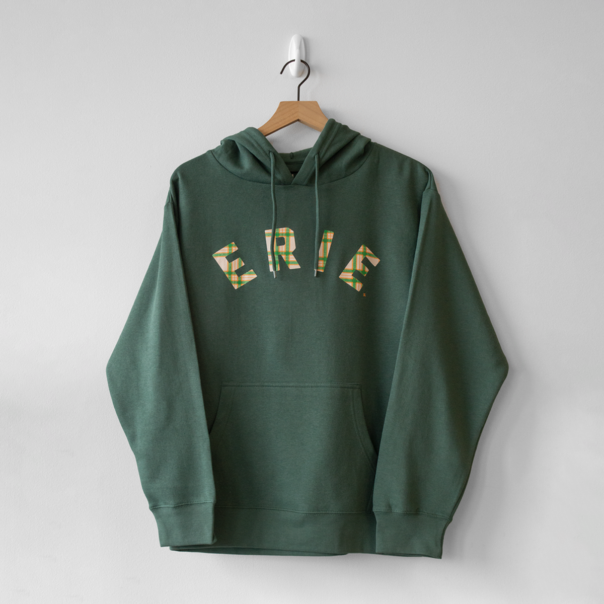 Erie Irish Plaid Lightweight Hoodie