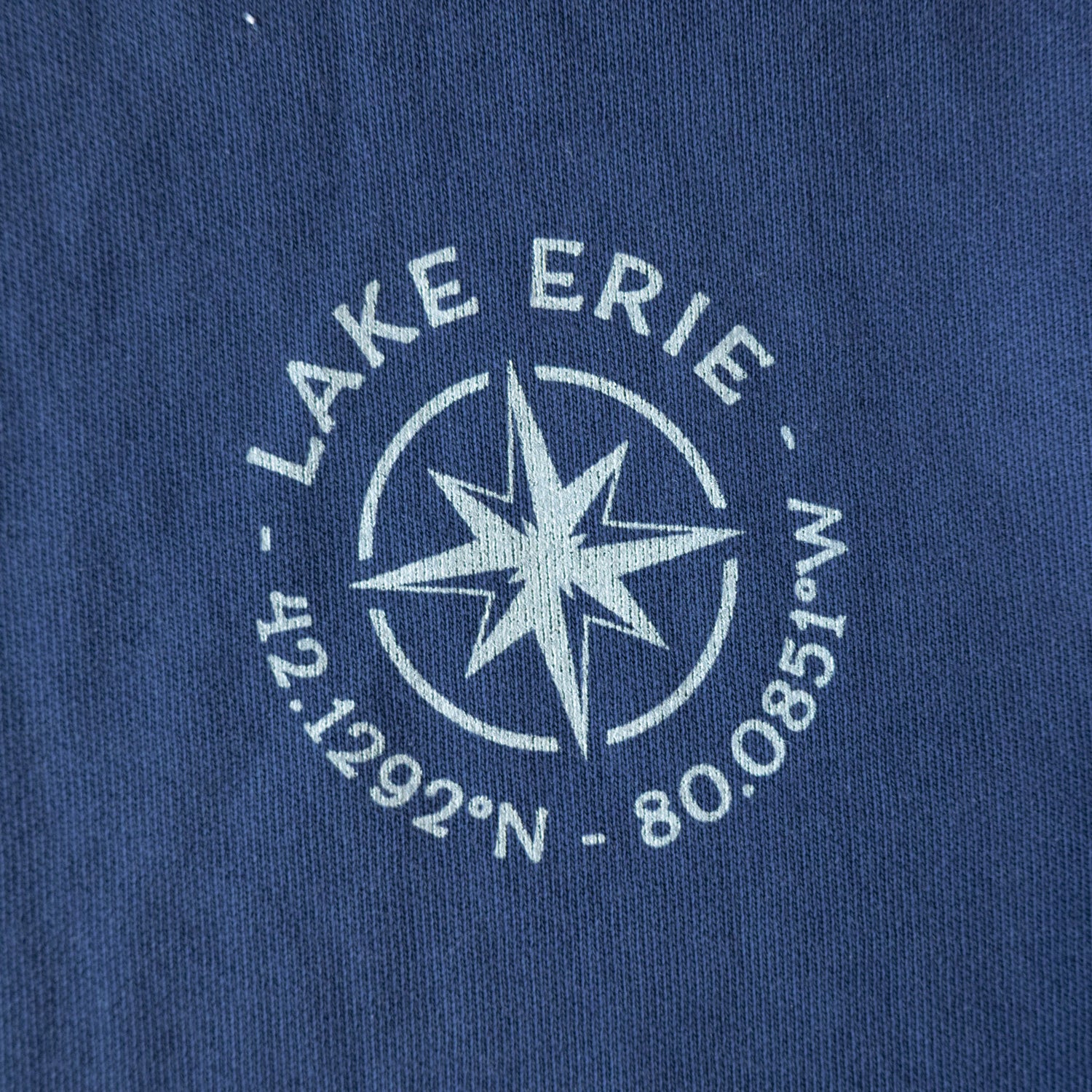 Vintage Lake Erie Map Crewneck
