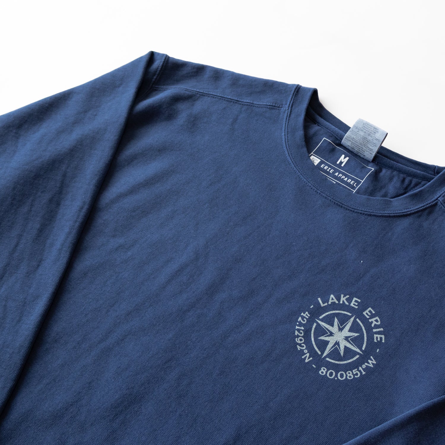 Vintage Lake Erie Map Crewneck