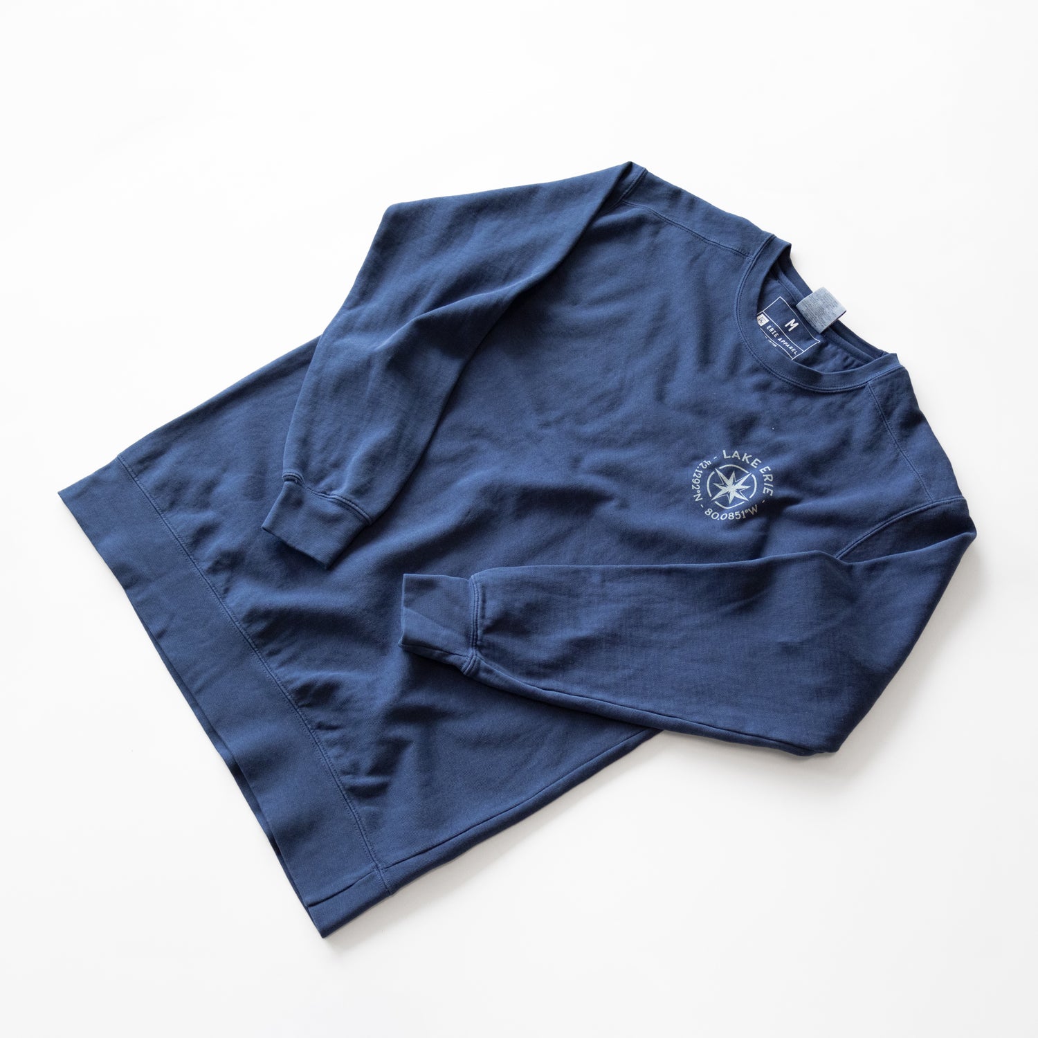 Vintage Lake Erie Map Crewneck