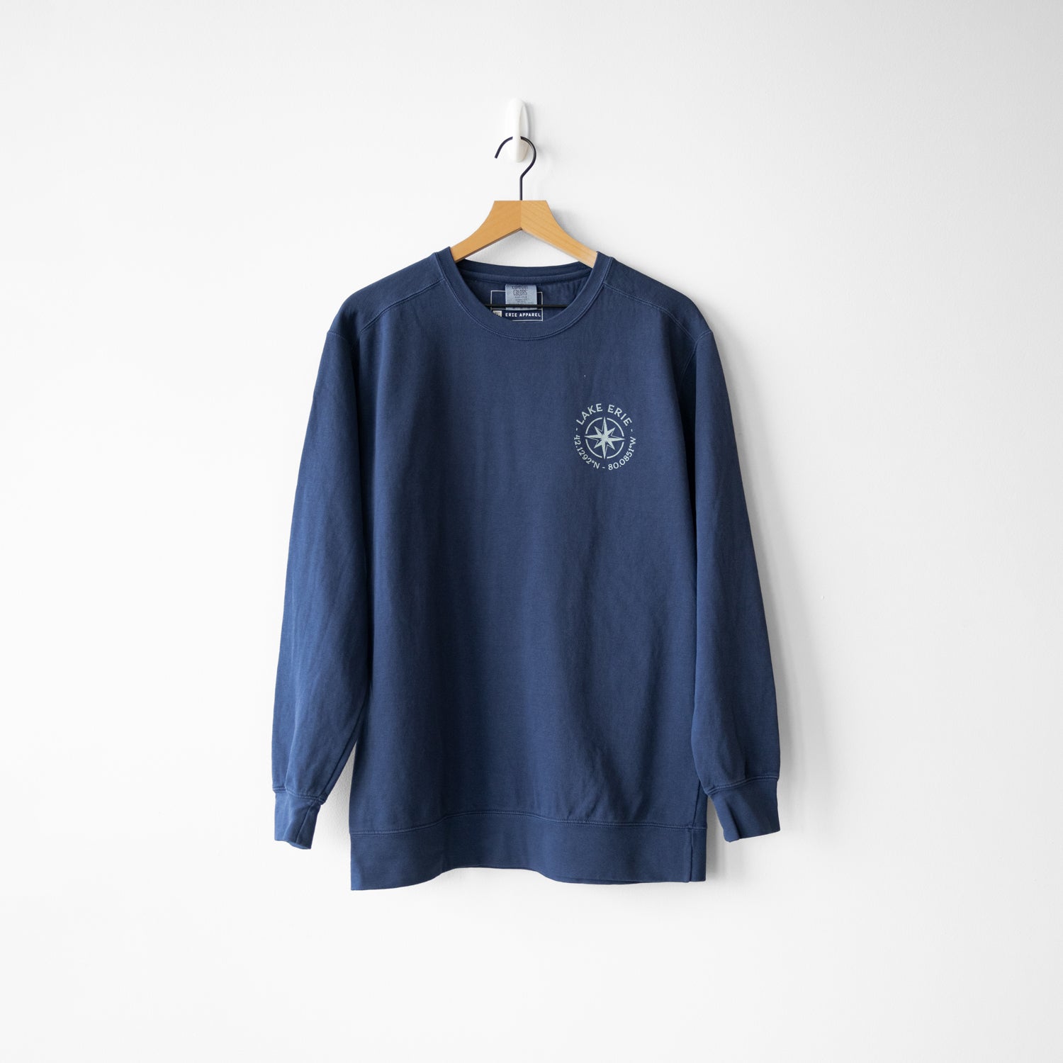 Vintage Lake Erie Map Crewneck
