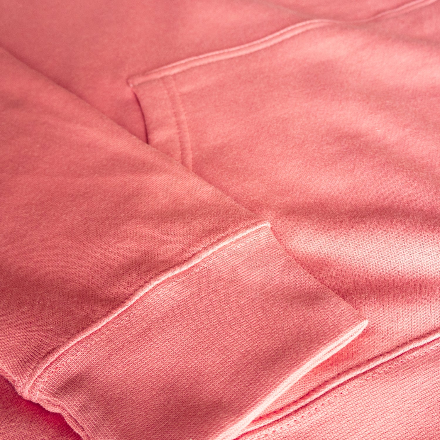 Lake Erie Block Lightweight Hoodie - Coral