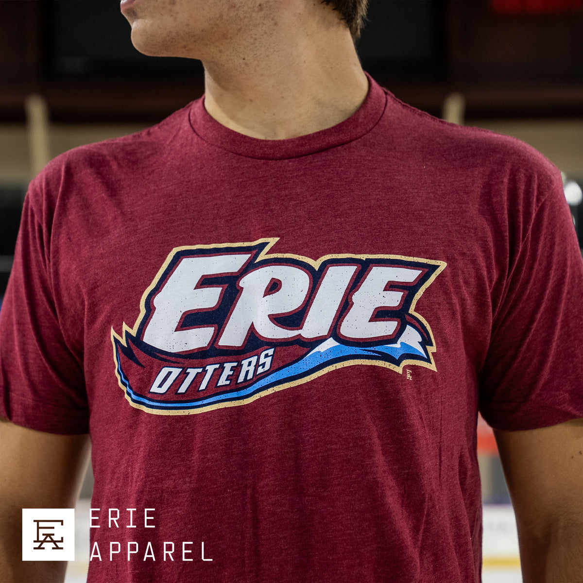 Erie Otters Vintage Wave Tee