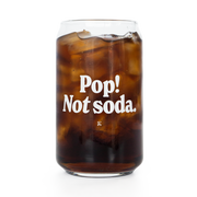Pop! Not Soda Pint Glass