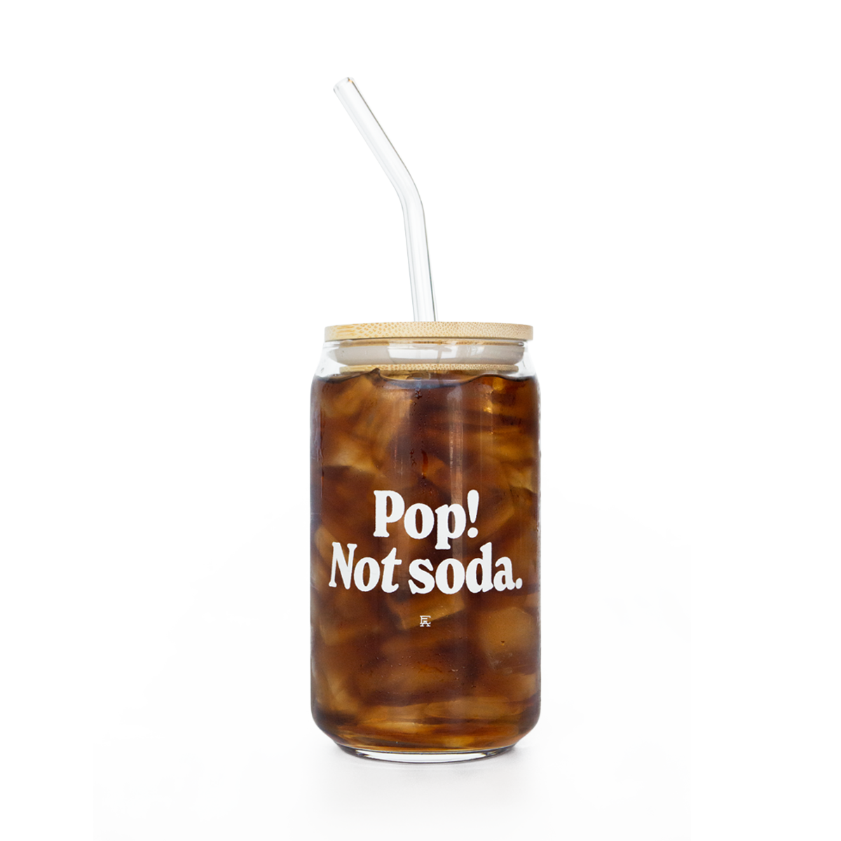 Pop! Not Soda Pint Glass