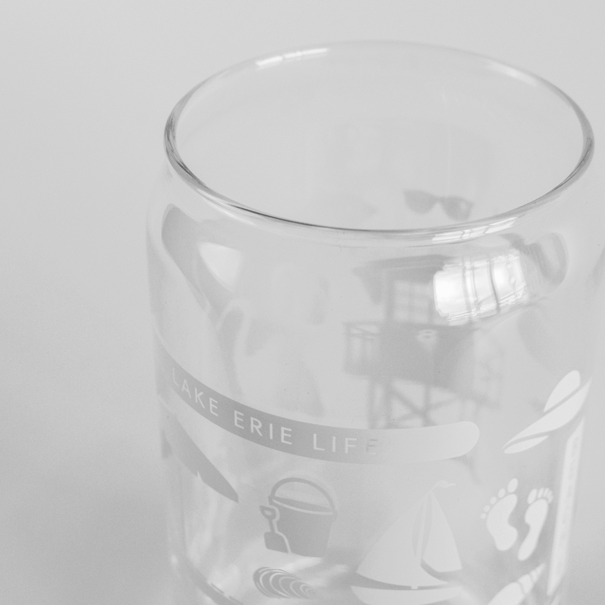 Lake Life Icons Pint Glass