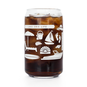 Lake Life Icons Pint Glass