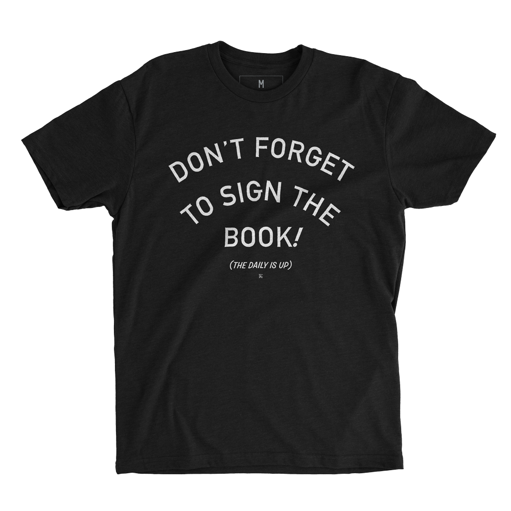 Sign The Book Tee