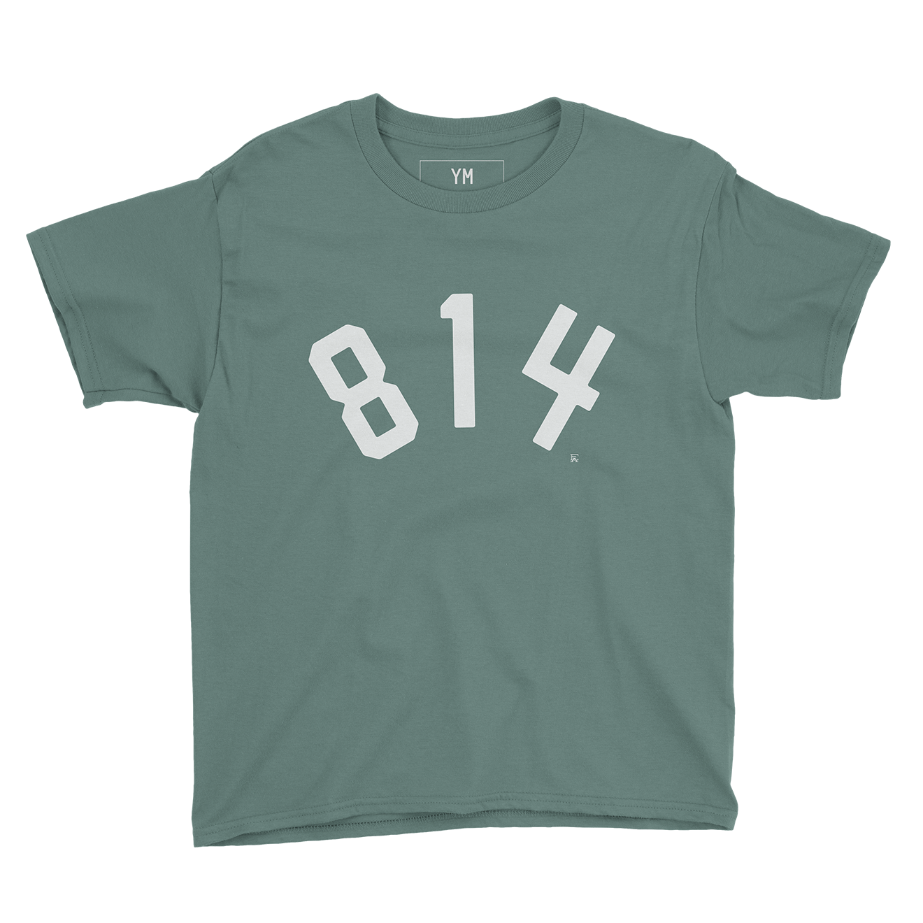 814 Youth Tee - Basil