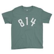 814 Youth Tee - Basil