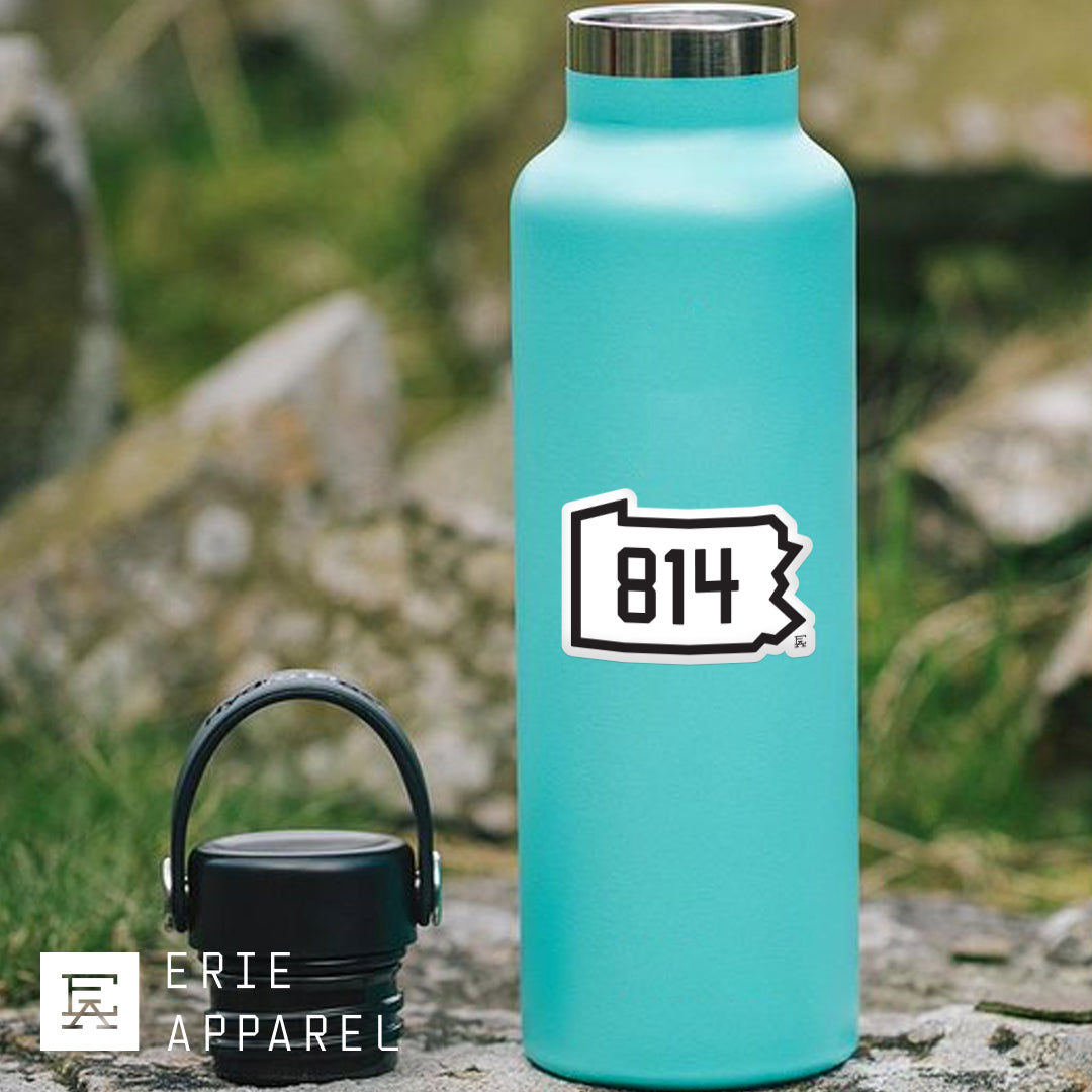 814 State Line Sticker