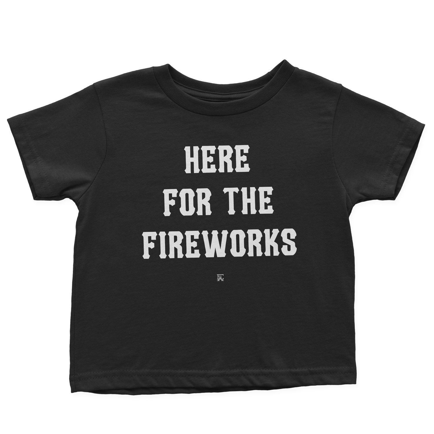 Here for the Fireworks Toddler Tee
