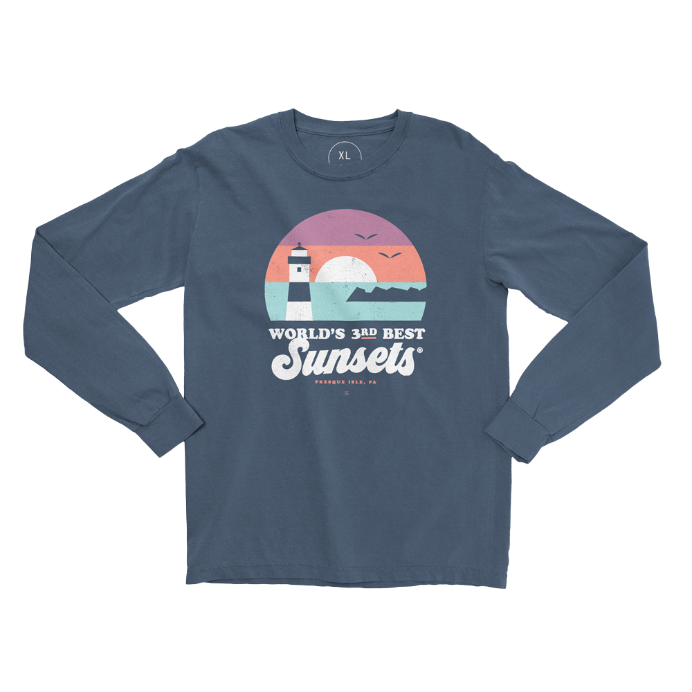 World's 3rd Best Sunsets Long Sleeve Tee