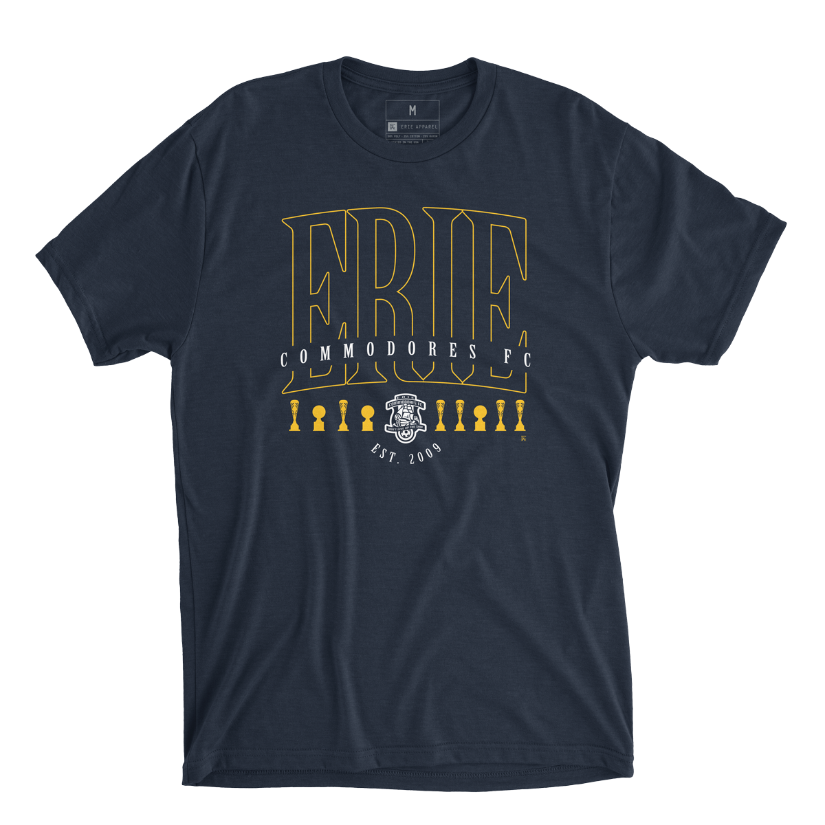 Erie Commodores Trophies Tee