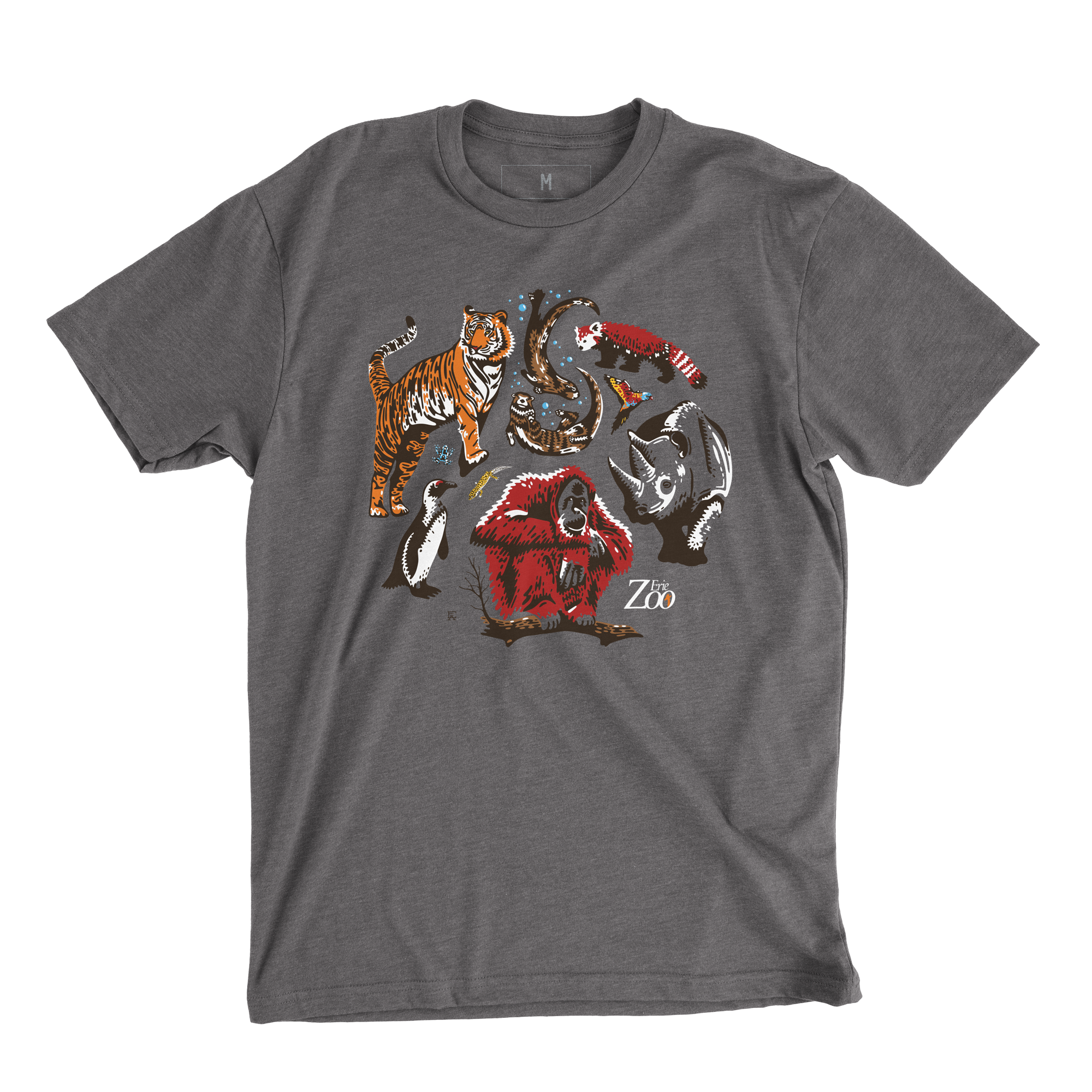 Erie Zoo Animal Collage Tee