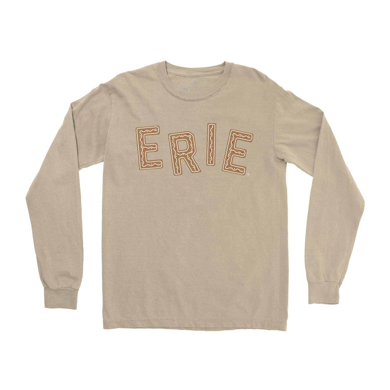 Erie Gingerbread Long Sleeve Tee