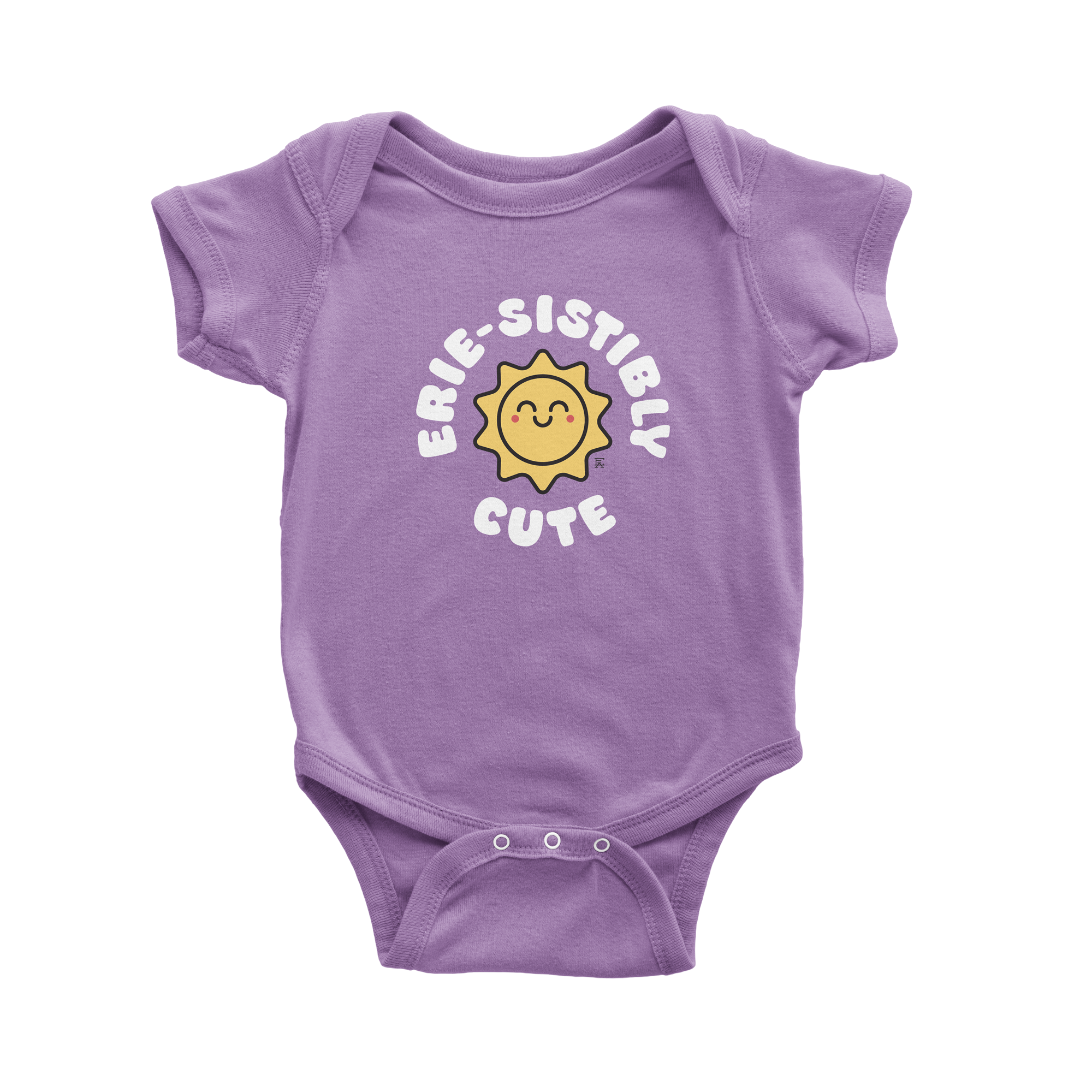 Erie-sistibly Cute Onesie - Lavender