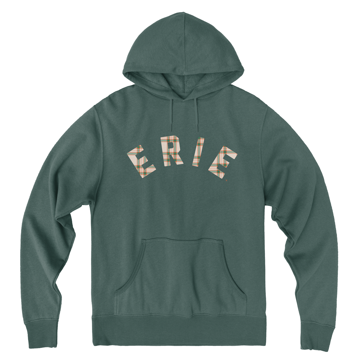 Erie Irish Plaid Lightweight Hoodie