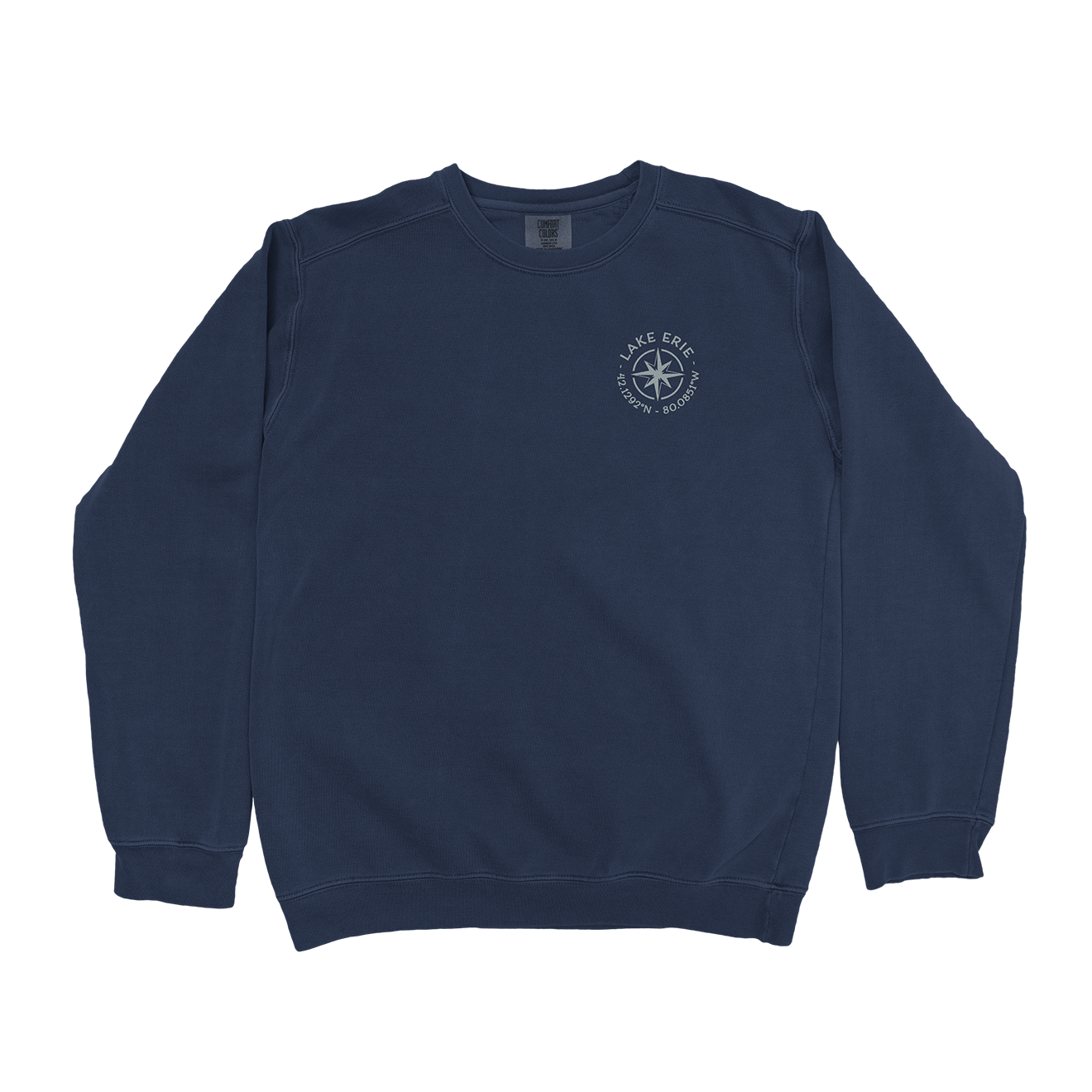 Vintage Lake Erie Map Crewneck