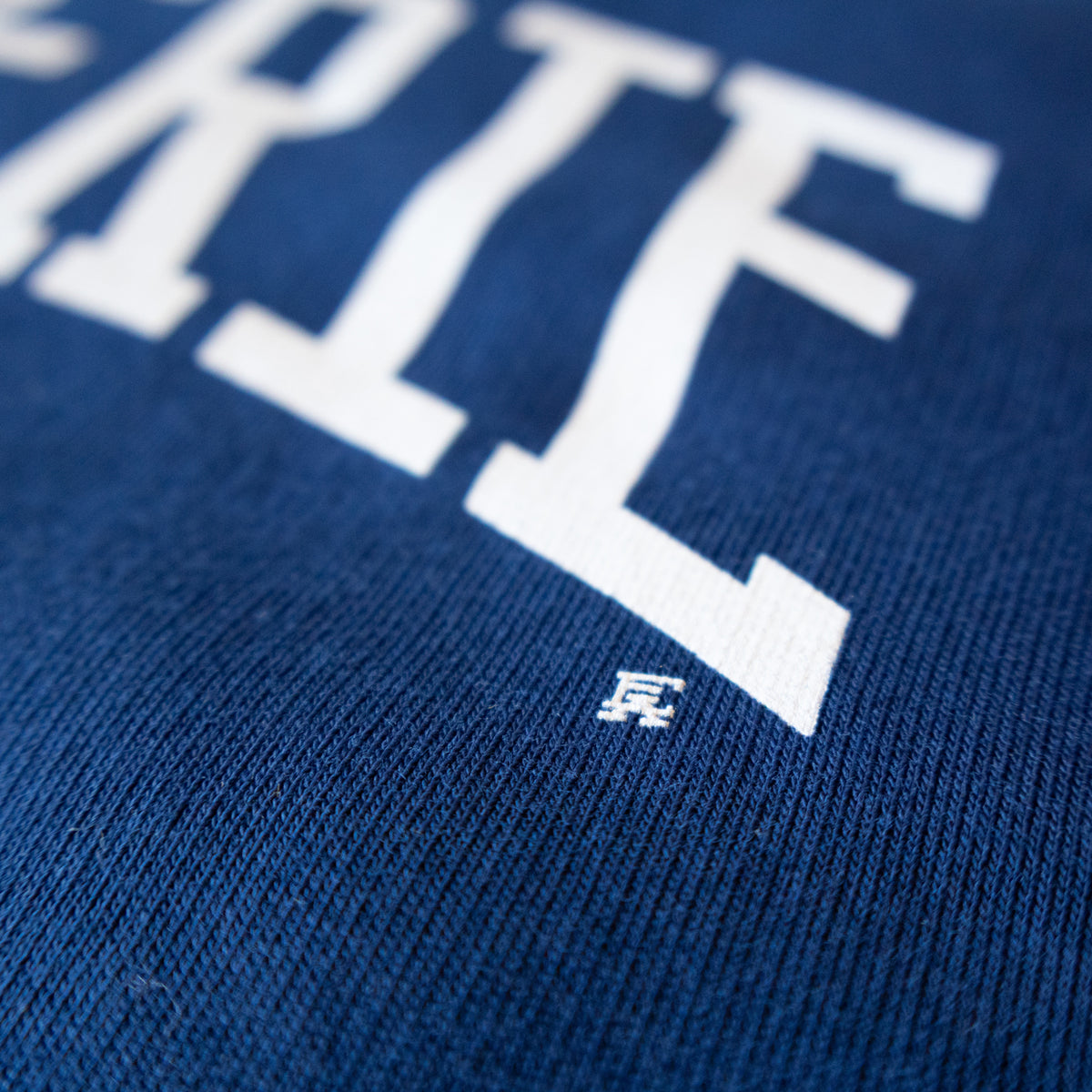 Lake Erie Block Crewneck - Cobalt