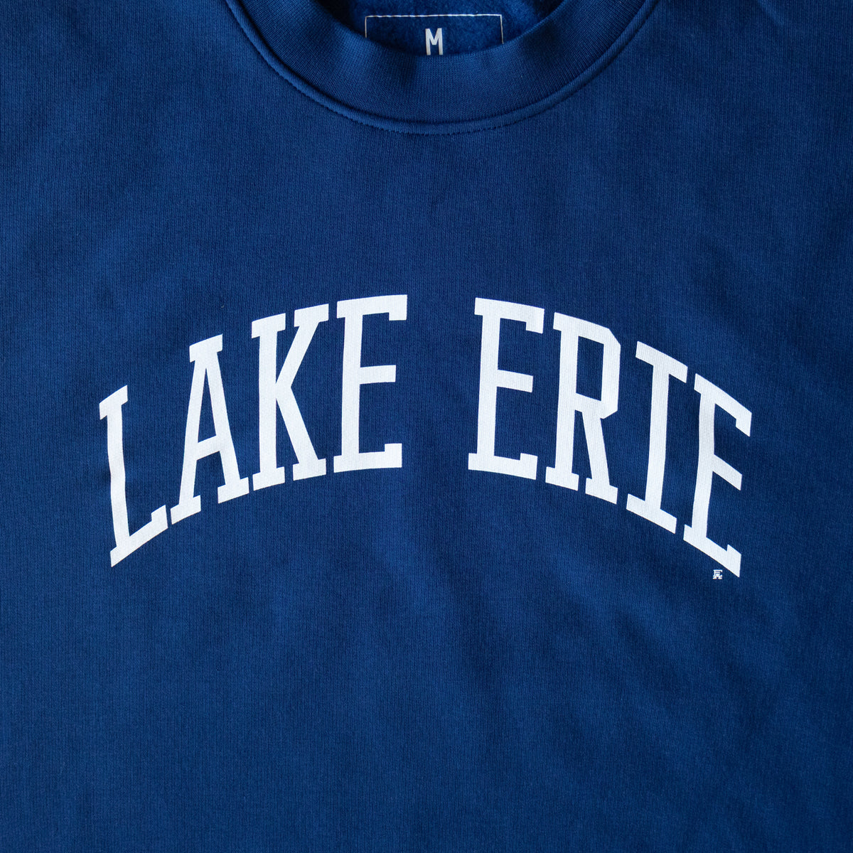 Lake Erie Block Crewneck - Cobalt