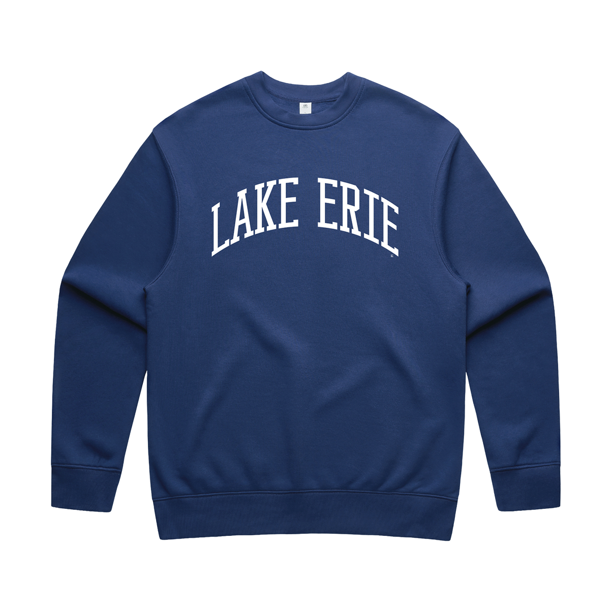 Lake Erie Block Crewneck - Cobalt