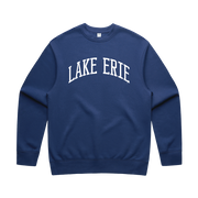 Lake Erie Block Crewneck - Cobalt