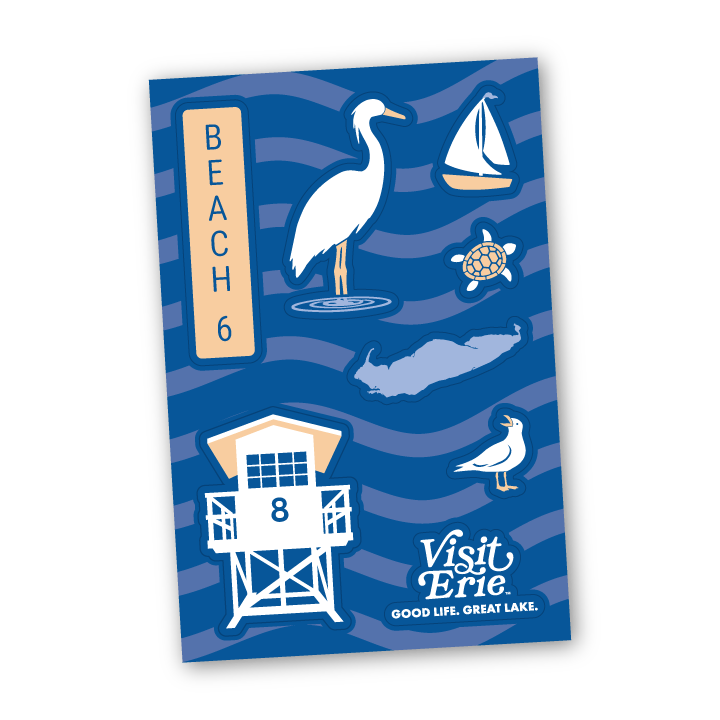 Lake Life Icons Sticker Sheet