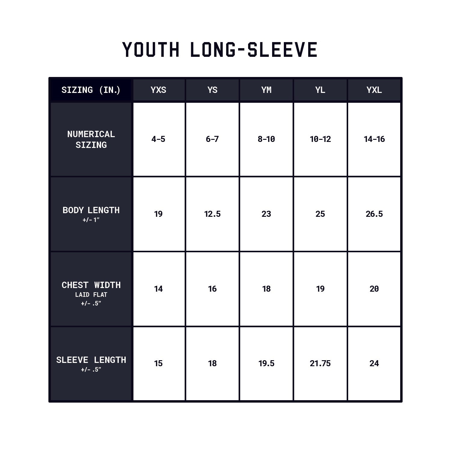Erie Gingerbread Youth Long Sleeve Tee