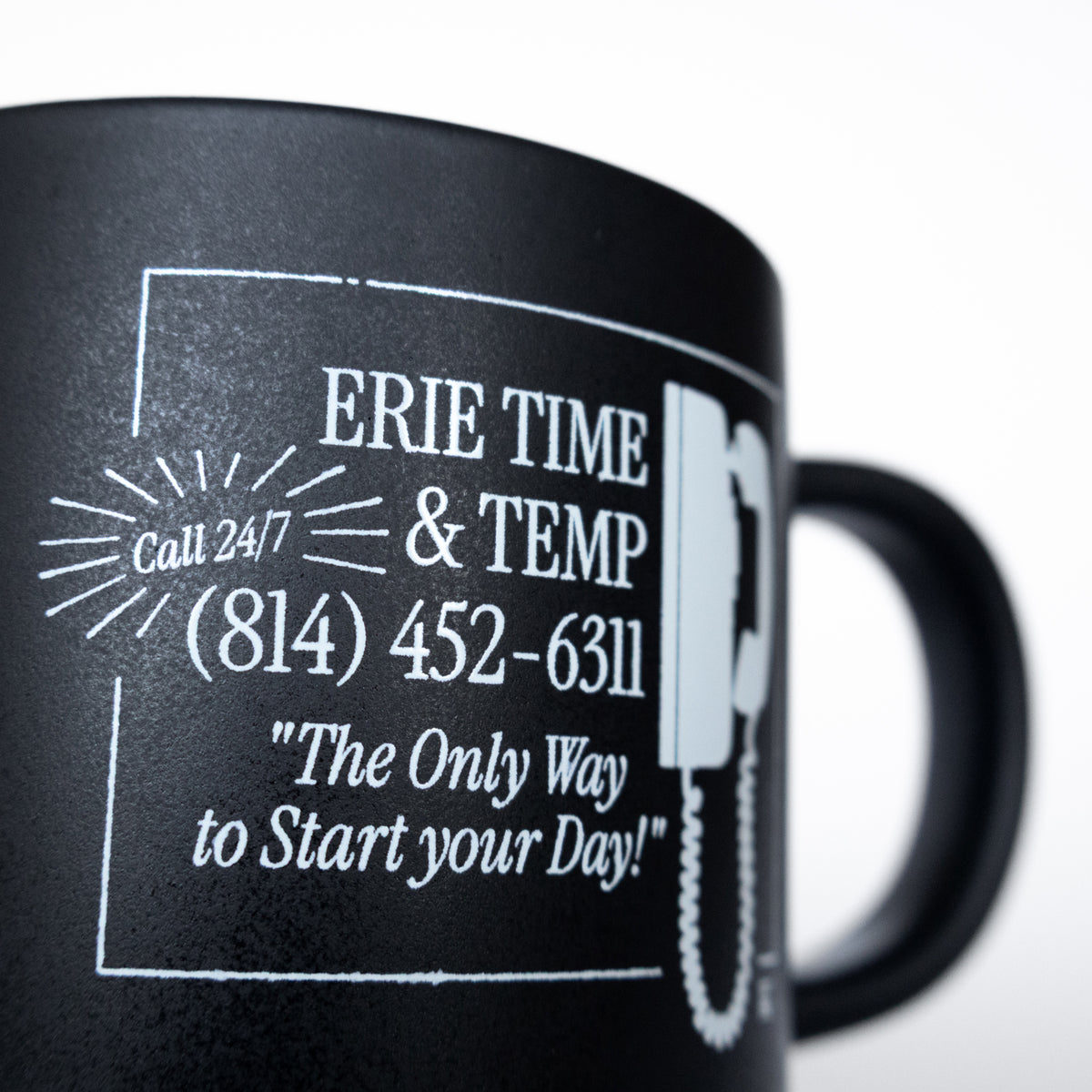 Erie Time & Temp Mug