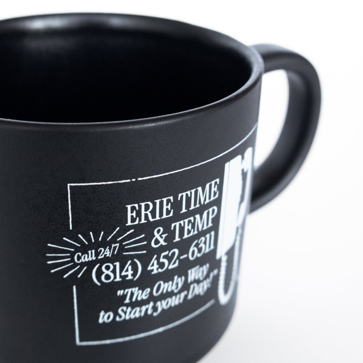Erie Time & Temp Mug