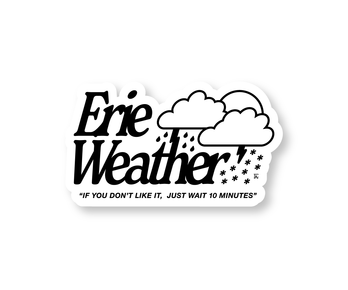 Erie Weather Sticker