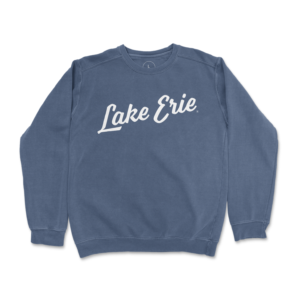 Lake Erie Script Crewneck