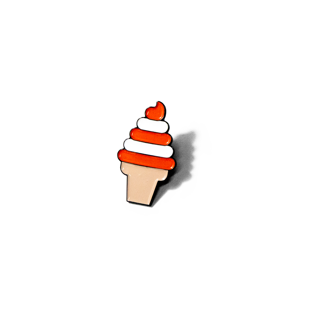 Twist Cone Icon Pin